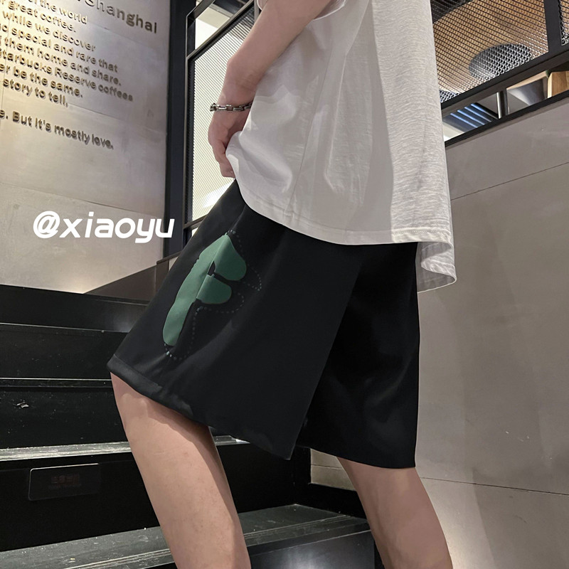 XZ616夏季新款宽松百搭植绒冰丝休闲短裤裤五分裤TY357P35控48,男装休闲裤,星座512A（原616）