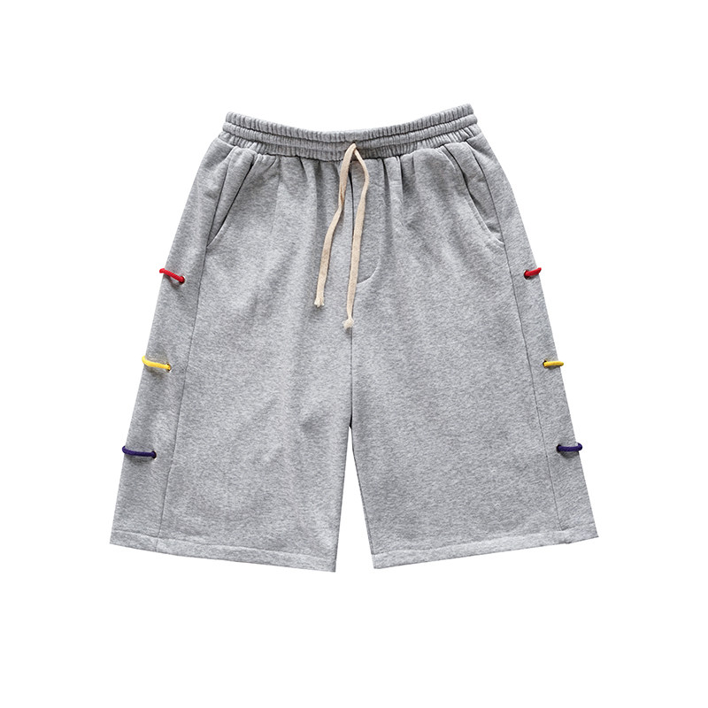 夏季宽松潮流ins宽松百搭彩绳五分卫裤休闲短裤TY118P30控39,男装休闲裤,星座512A（原616）