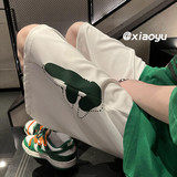 XZ616夏季新款宽松百搭植绒冰丝休闲短裤裤五分裤TY357P35控48，男装休闲裤，星座512A（原616）