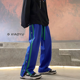 XZ616春季新款排扣开叉百搭休闲裤卫裤TY313P55控68，男装休闲裤，星座512A（原616）