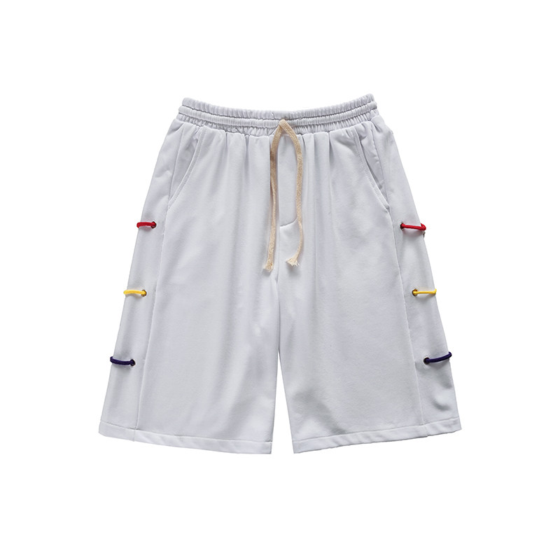 夏季宽松潮流ins宽松百搭彩绳五分卫裤休闲短裤TY118P30控39,男装休闲裤,星座512A（原616）