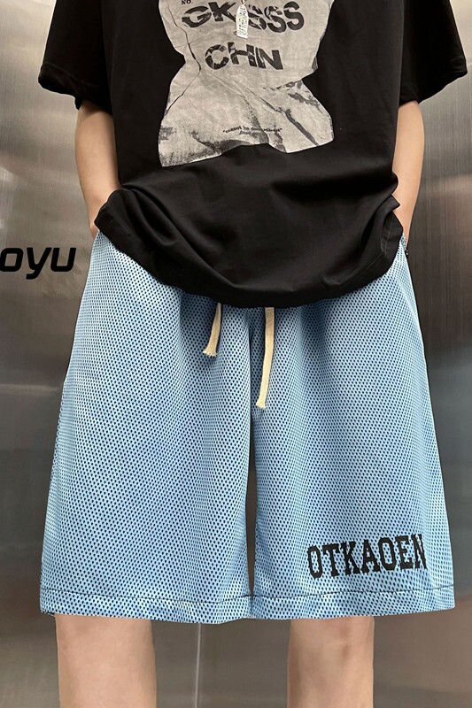 XZ616夏季新款双层网眼冰丝篮球裤TY353P35控48,男装休闲裤,星座512A（原616）