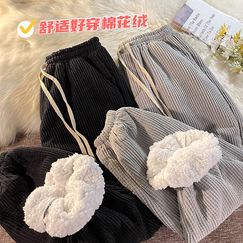 冬季新款羊羔绒玉米粒加绒加厚保暖休闲裤XZ616-TY245,男装休闲裤,星座512A（原616）