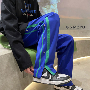 XZ616 春季新款排扣开叉百搭休闲裤卫裤 TY313 P55控68图片