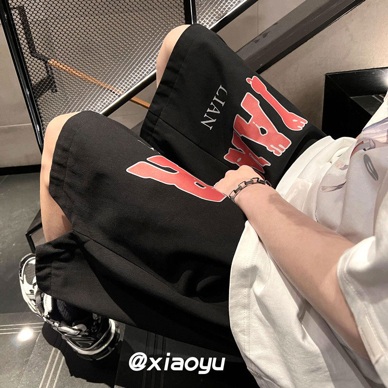 XZ616夏季新款宽松百搭大字母印花休闲五分裤短裤TY356P45控55,男装休闲裤,星座512A（原616）