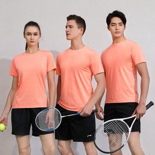 纯棉餐饮工作服短袖T恤男春夏季服务员快餐烧烤火锅店KTV酒吧定制