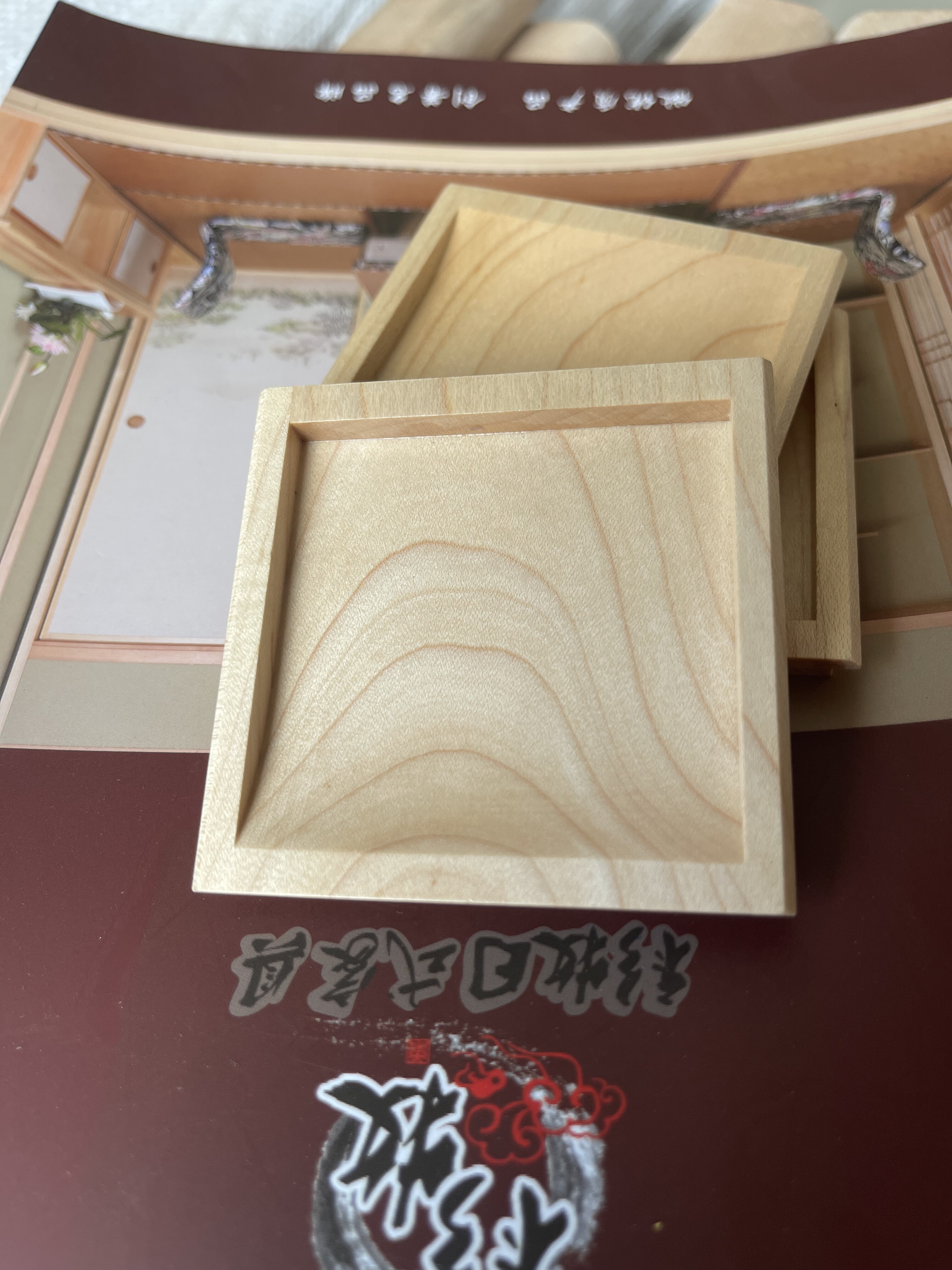 实木枫木方拉手