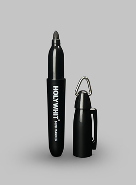 HOLYWHIT迷你涂鸦马克笔2mmMini速干记号笔油性净味防水勾线笔黑