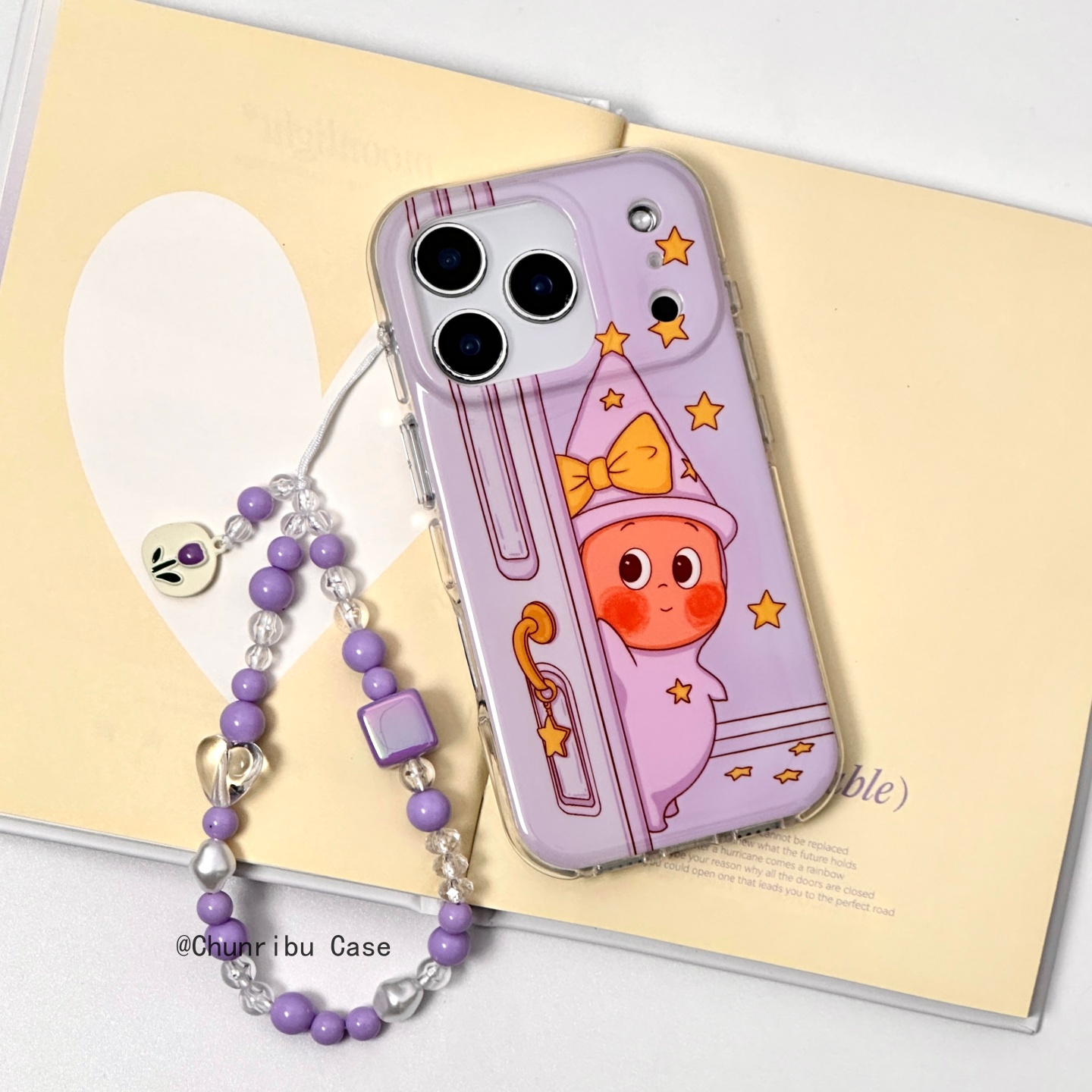 春日部防卫队Fighting｜日韩可爱卡通紫色睡衣星星人男孩创意个性适用苹果17/16promax手机壳iphone15/14/13