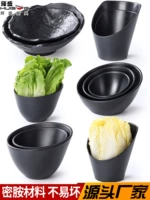 Hotpot Restaurant Dailware Black Scrub Teven Barrel Barrel Barrel Bucket Bucket Barbecue Sauce Mow