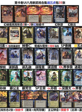 三国神刘表杀魂五虎诸葛京谋程昱沮授郭嘉柳曹髦幻诸葛亮马钧卡