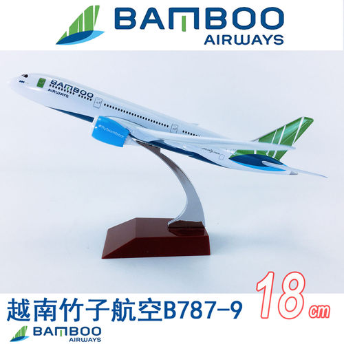 18cm合金航模B787-9越竹航空