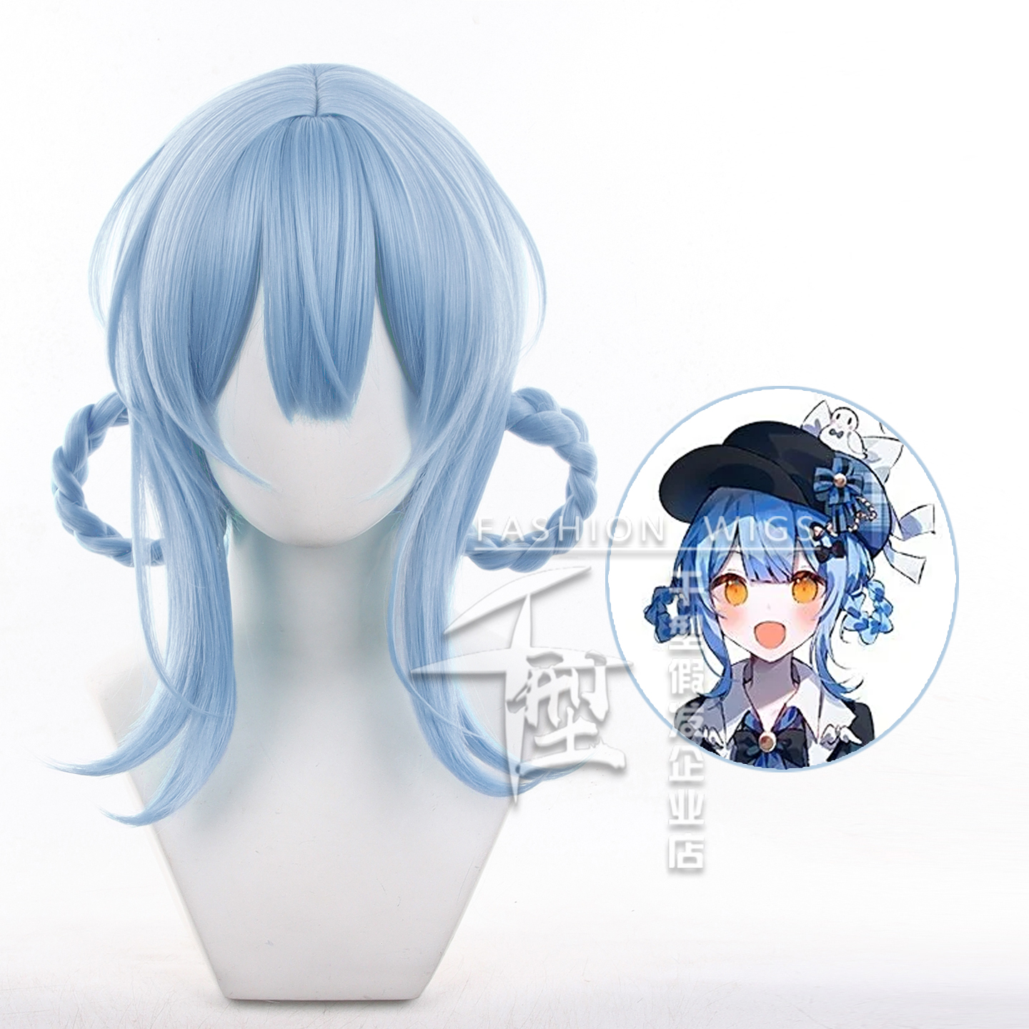 【千型】 魔法少女的魔女审判 橘雪莉 cos假发 分体发圈