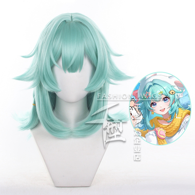 千型线条小狗小乔cos假发