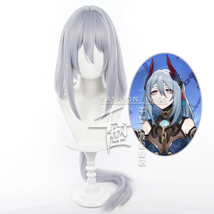 【千型】 星穹铁道 寒鸦cos假发 分体蝴蝶结 纯色长发
