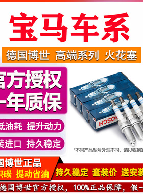 博世双铂金火花塞宝马325Li X1 320 530 425系118 X3 4 X5 X6 740