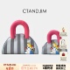 CTANDJIM 半月包 波士顿包 踏入梦幻之境 爱粒丝彩绘手提包