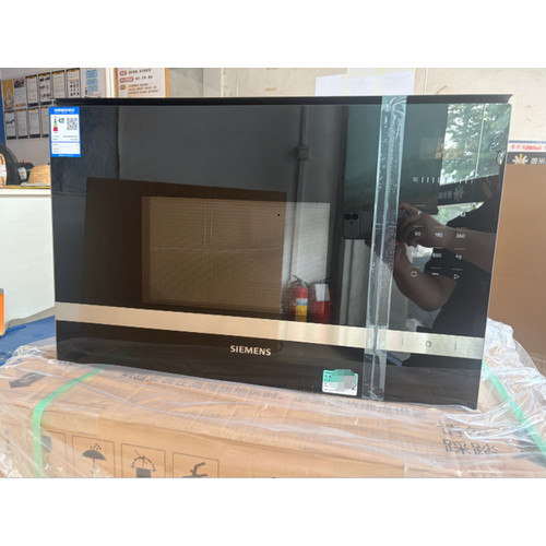 西门子BE525LMS0W微波炉20L玻璃门嵌入式外观有轻微瑕疵