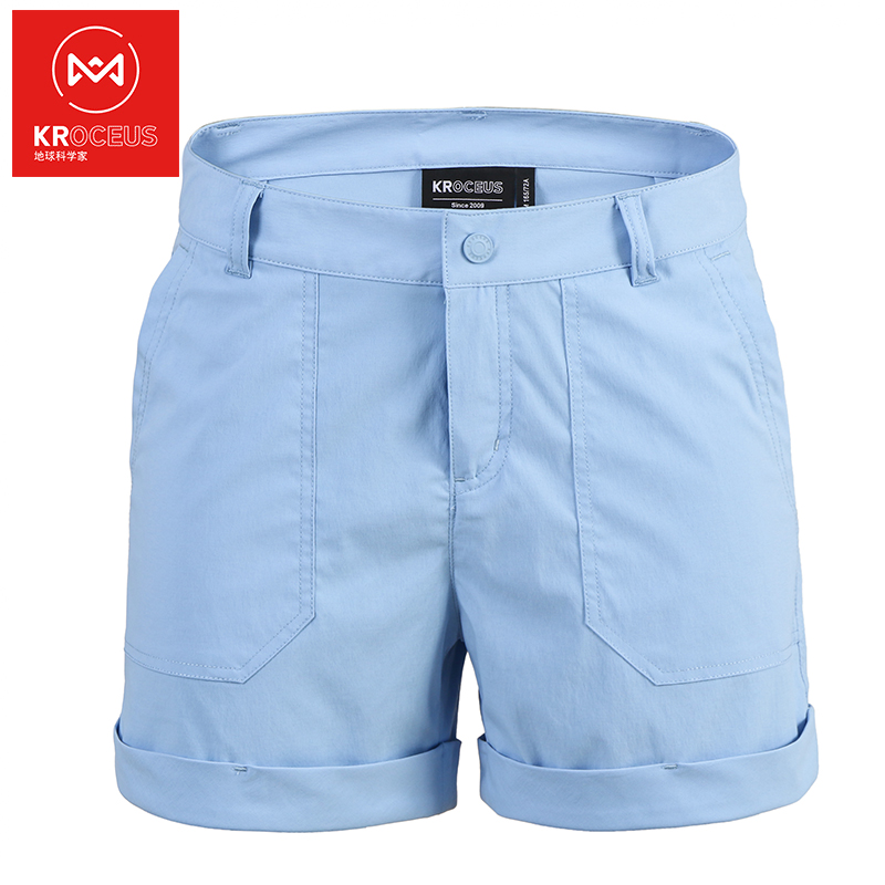 春夏户外徒步轻薄速干防泼水短裤