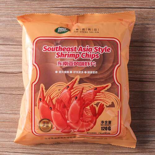 东南亚粤盛风味虾片网红同款食品办公零嘴油炸美味膨化休闲零食