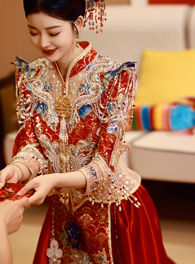 2026婚礼秀禾服婚服新款新娘结婚中式礼服出阁出嫁高端夏季秀和服