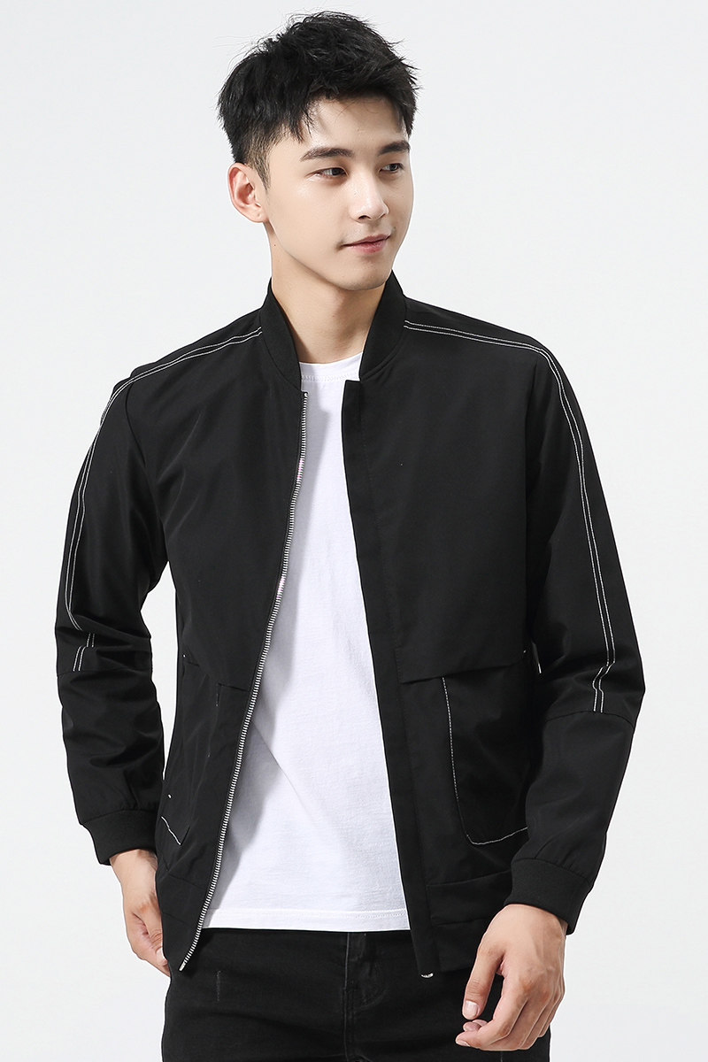新款立领夹克男休闲外套主推品质男装JK837-P45,男装夹克,星座1207-1