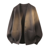 白底平铺针织衫男港风开衫外套日系宽松夹克可二开KS24810-P70，男装针织衫/毛衣，星座1207-1