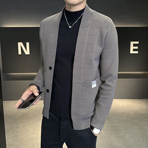 @店主风 针织开衫高品质夹克男毛衣外套KS32306-P65图片