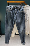 @挂拍复古牛仔裤男大牛风欧货宽松微跨弹力抖音NZK1175-2-P75，男装牛仔裤，星座1207-1