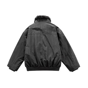 平铺新标90绒 座山雕港风羽绒服男 宽松日系 中性情侣A285-P270图片