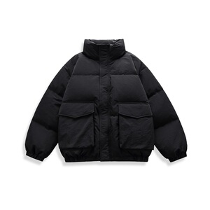 新标90绒 潮牌羽绒服男 美式宽松版 网红明星 可二开A133-P330图片