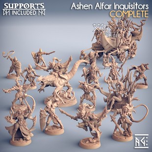 中古黑暗精灵鲜血圣坛冷蜥骑兵凯恩之女杀戮姐妹审判官桌游战棋子