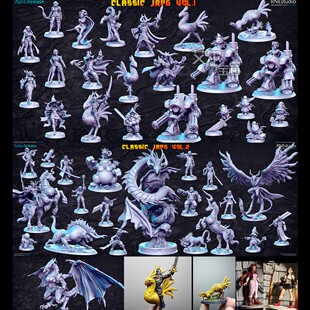 最终幻想FinalFantasy陆行鸟克劳德蒂法爱丽丝桌游战棋子动漫摆件