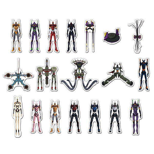 【可订】eva 新世纪福音战士 终 限定 全机体初号机  贴纸 全19种
