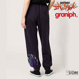 预定 EVA新世纪福音战士 卫裤毛圈长裤水天使使徒TV版graniph联名