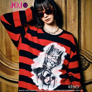 预定 JOJO的奇妙冒险 黄金之风 glamb潮牌 里苏特 长袖T恤卫衣