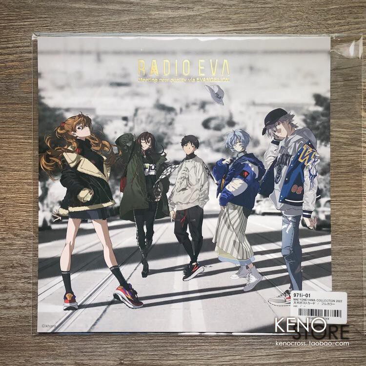 【现货】radio eva新世纪福音战士 10周年纪念米山舞限定大明信片