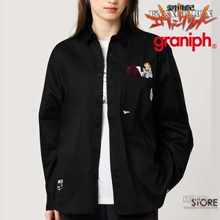 预定 EVA新世纪福音战士 衬衫 赤木律子 刺绣TV版graniph联名周边