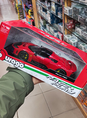 比美高1/18法拉利F80 正版仿真合金汽车模型摆件男孩子收藏金属车