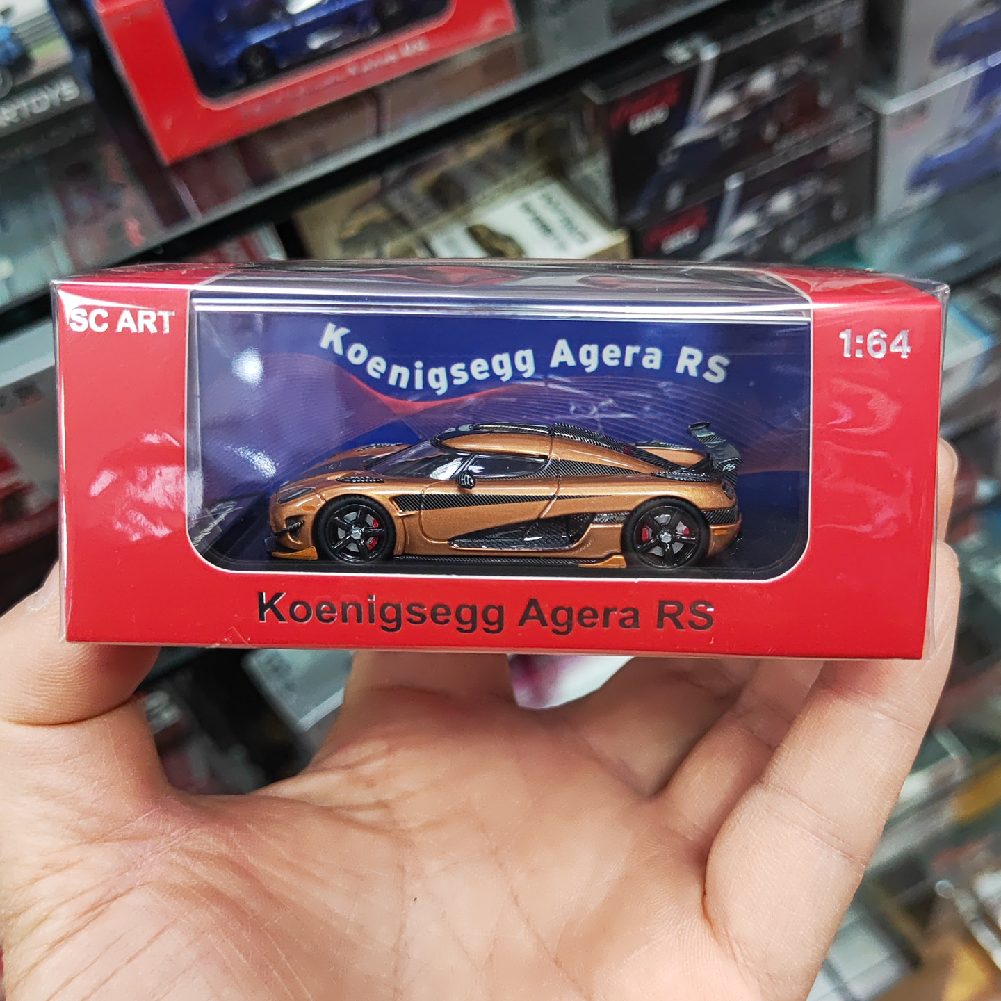 1/64柯尼赛克AgeraRS合金车模