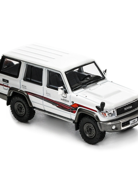 麦思迪1/641994款丰田兰德酷路泽LC76越野合金汽车模型摆件金属车