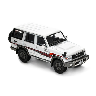 麦思迪1/641994款丰田兰德酷路泽LC76越野合金汽车模型摆件金属车