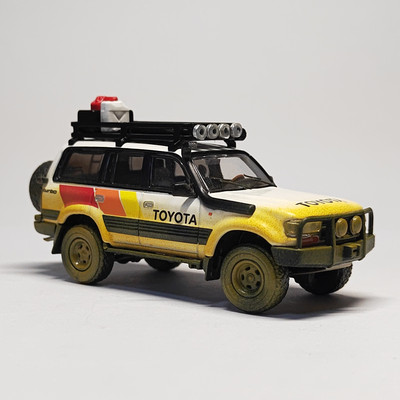 1/64丰田兰德酷路泽LC80合金车模