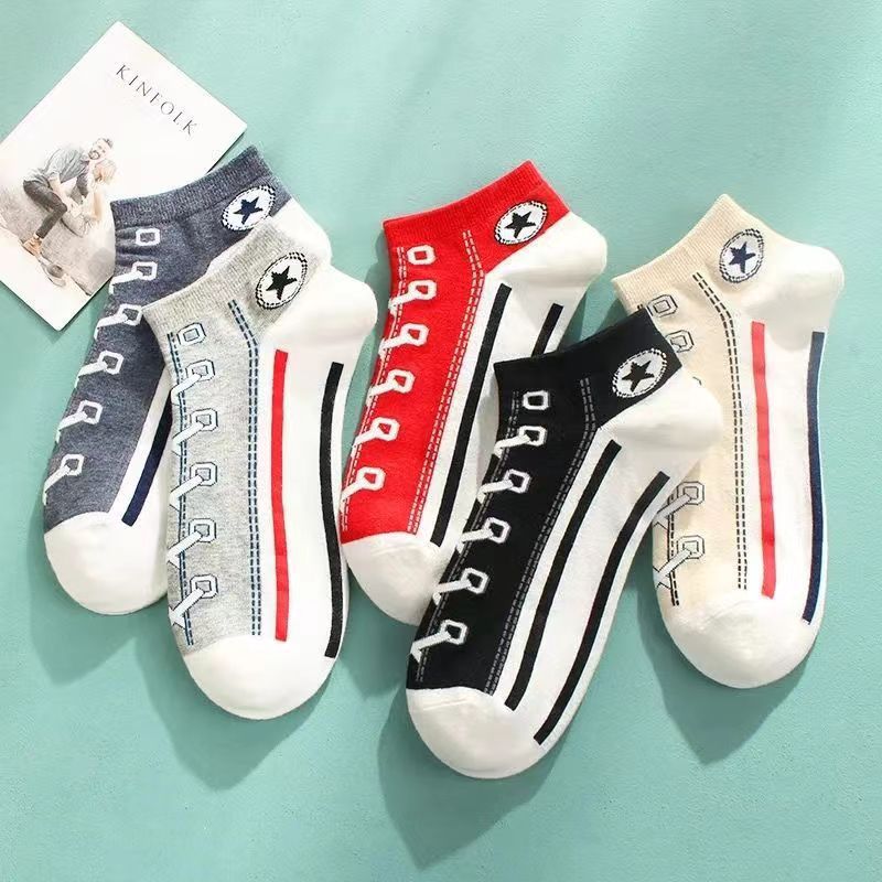 夏季新款透气帆布鞋学院风潮牌个性创意搞怪趣味速卖通亚马逊