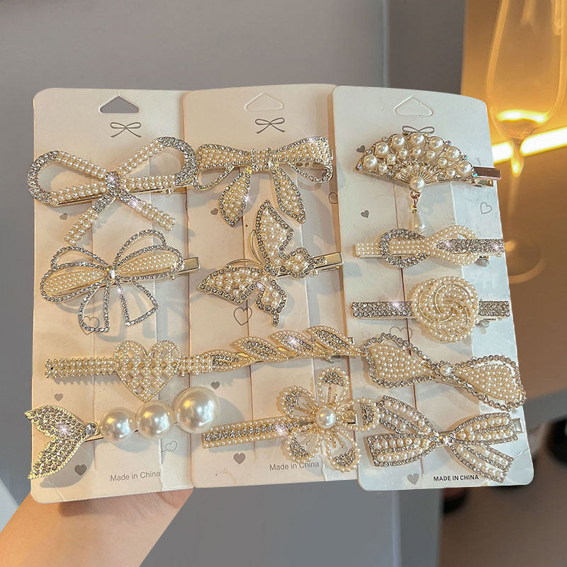 韩式珍珠发夹女侧边发卡小香风夹子气质后脑勺碎发鸭嘴夹发饰头饰,汽车用品/电子/清洗/改装,汽车文化产品,淘宝优惠券,粉丝福利购,淘宝优惠卷