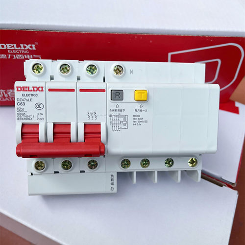 德力西DZ47sLE3P+N63A漏保断路器
