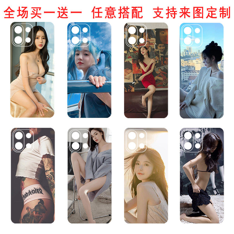 适用OPPOk12s/11/10x手机贴纸背膜a5a3活力版/a3xa2x磨砂改色彩膜