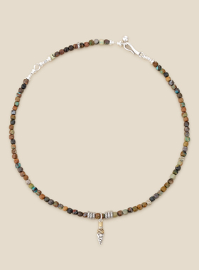 Fanciegarden 天然石个性手工吊坠项链