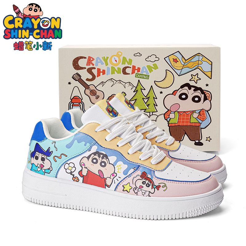 蜡笔小新男鞋板鞋情侣夏季透气
