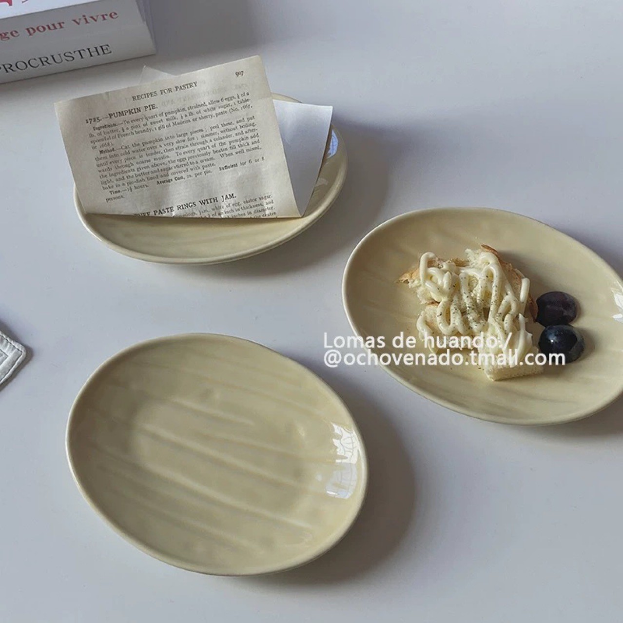 德国进口可爱简约奶黄色贝壳形小碟子ins甜品水果首饰陶瓷小碟点